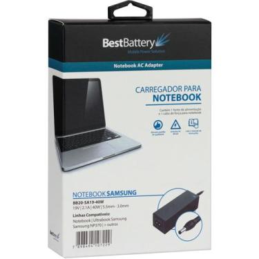 Imagem de Fonte Carregador para Notebook Samsung AD-4019F - BestBattery, 40 Watt