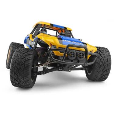 Imagem de WLtoys D7 Rock Crawler RC 1/12 4WD 45 km/h RTR 2.4GHz, Amarelo, Azul