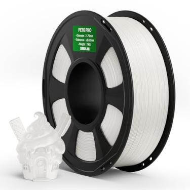 Imagem de DEEPLEE Filamento PETG PRO 1,75 mm transparente 1 kg, filamentos de impressora 3D PETG de 1,75 mm maior resistência e resistência ao clima, adequado para a maioria das impressoras 3D FDM
