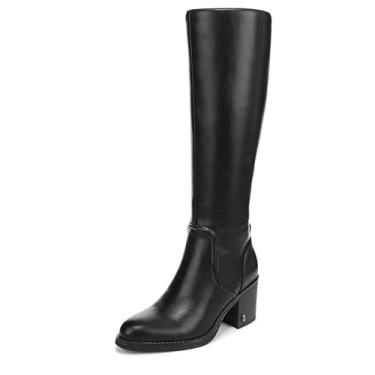 Imagem de Sam & Libby Bota de cano alto feminina Iris, Panturrilha larga preta, 37