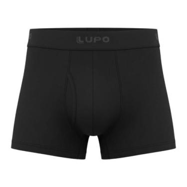 Imagem de Kit 2 cueca lupo boxer ref:0436 masculino, Grafite, Preto, G