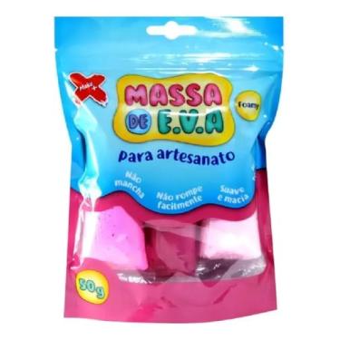 Imagem de Massa De Eva Sortida Em Tons De Rosa 50g - Make+ Qualidade