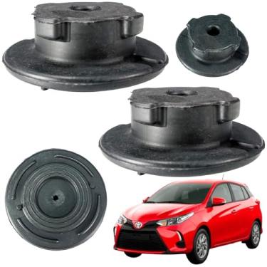 Imagem de Par De Buchas Do Batente Amortecedor Inferior Traseiro Yaris Todos - GP5272, 487520D070, 4875252010