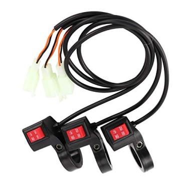 Imagem de KIMISS 3 Unidades de Guiador de Scooter de Bicicleta Elétrica para Frente e para Trás Substituição do Interruptor de Engrenagem para Guidões de 22 Mm - Fácil Instalação, Funcionalidade de Precisão