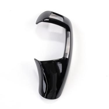 Imagem de YINGTUU para BMW F01 F20 F22 F25 F26 F30 F31 F32 F33 F34 F10 X3 X4 X5 F15 X6 118 120 125 128 320 640 328 335 2 008-2018 Acessórios Capa de cabeça de mudança de marchas de controle central preto