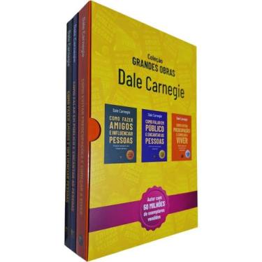 Imagem de Box Coleção Grandes Obras 3 Livros Dale Carnegie Como Fazer Amigos e I