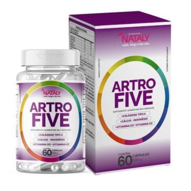 Imagem de Artrofive Colágeno Tipo 2 + Magnésio 60 Capsulas de 500mg Nataly-Unissex
