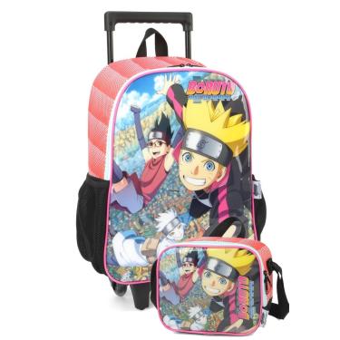 Imagem de Kit Mochila de Rodinha Masculina Boruto by Luxcel Ref.38112