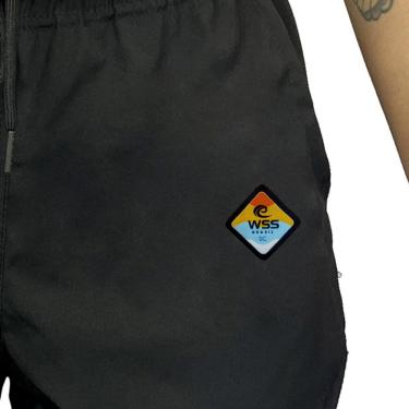 Imagem de Shorts Feminino Elastano Premium Preto WSS Diamond Colors