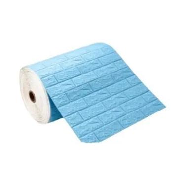 Imagem de Papel De Parede 3D Autoadesivo De Espuma Com Efeito Tijolo Antigo 70cm