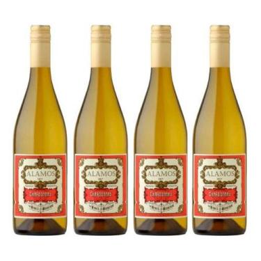 Imagem de Vinho Argentino Alamos Chardonnay 750ml Original - 4 Unidades - Pronta