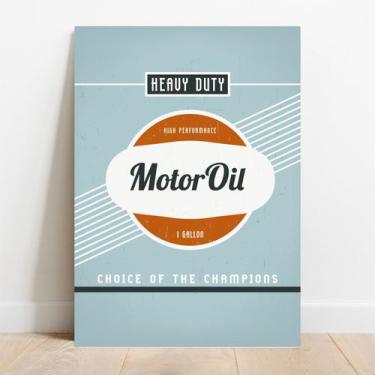 Imagem de Placa Decorativa Motor Oil - TaColado., 20x30cm