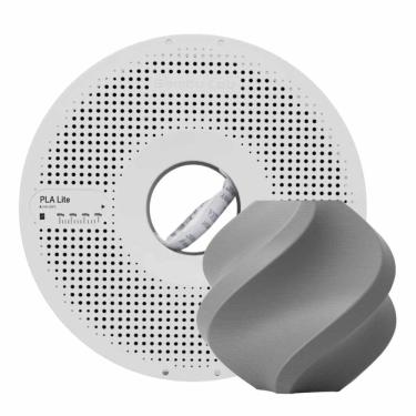 Imagem de Filamento PLA Lite Bambu Lab para Impressora 3D Cinza Escuro  1.0Kg 1.75mm