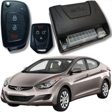 Imagem de Alarme linha hyundai com chave canivete e bloqueador veicular completo