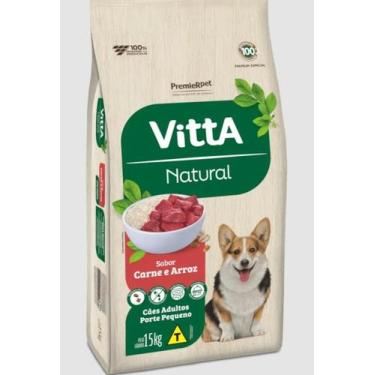 Imagem de Ração Vitta Natural Cães Adultos Raças Pequenas Carne -3Kg - Premier