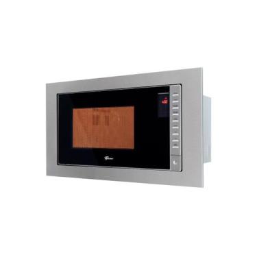 Imagem de Micro-ondas de Embutir Fischer Fit Line 25 litros Inox, 25L, Inox, Fit