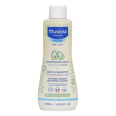 Imagem de Gentle Shampoo, Suave e Não Arde os Olhos, Mustela Bebê, Azul, Médio/500 ml