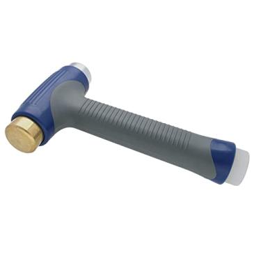 Imagem de The Beadsmith EZ-Strike Hammer – Martelo de metal protegido com patente de elementos de metal – Cabeças intercambiáveis – 16,5 x 9,5 cm – Cabo ergonômico – Use para carimbar joias, couro e madeira