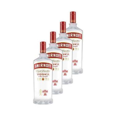 Imagem de Vodka Smirnoff Red 1,75 Litros 4 Unidade
