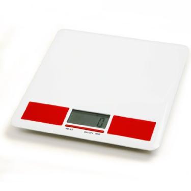Imagem de Norpro Balança digital de dieta de cozinha pesa até 5 kg, branco-vermelho