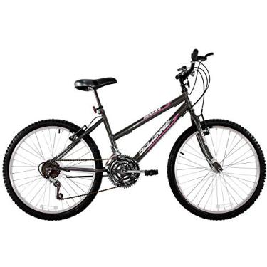 Imagem de Bicicleta Aro 24 Feminina Dalia 18 Marchas Grafite