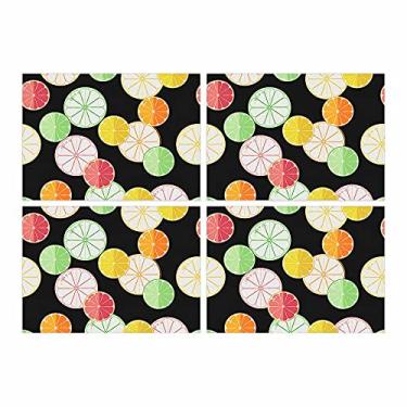 Imagem de Jogo Americano Desfoq 6 Peças 30x40 Base Emborrachada