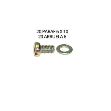 Imagem de Kit Parafusos Arruelas Lataria Motor Fusca 64505