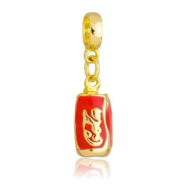 Imagem de Pingente Berloque Coca Cola Pandora Banhado a Ouro 18k - Premium