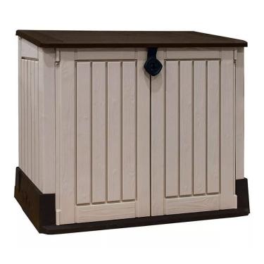 Imagem de Armário Depósito Multiuso Baú Para Ferramentas De Jardim Garagem Piscina 875l Keter