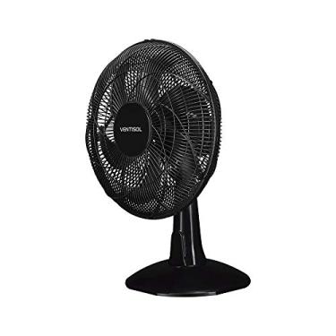 Imagem de Ventisol Ventilador de Mesa Oscilante, Turbo Economy, Preto, 40cm, 220V