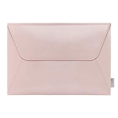 Imagem de Comfyable Capa para tablet compatível com iPad Air de 11 polegadas, M3 2025 e iPad Pro de 11 polegadas, M4 2024, teclado inteligente com suporte para lápis, capa envelope de couro PVC, rosa