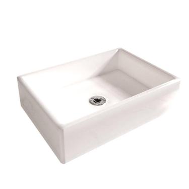 Imagem de Cuba Pia Para Banheiro Torino Com Válvula Abs Branco Branco