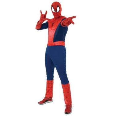 Imagem de Fantasia Homem Aranha Com Peitoral Adulto - Marvel - Spider Man