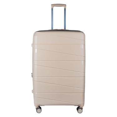 Imagem de Mala de bordo em Polipropileno 4 rodas 360º - Ultraleve India (Off White)