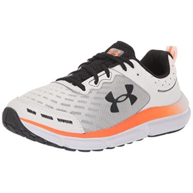 Imagem de Under Armour Charged Assert 10 Tênis de corrida masculino, (101) Branco/Branco/Preto, 43