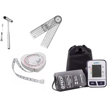 Imagem de Kit Fisioterapia Estagio Completo Martelo Buck Goniometro