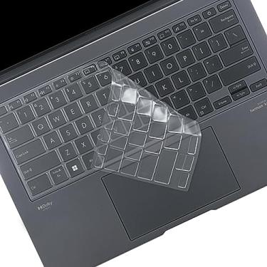 Imagem de Capa de teclado MUBUY para ASUS Zenbook 14 OLED UX3405 e ZenBook Flip 14 UP3404, ZenBook 14X UX3404, ZenBook Pro UX6404, ZenBook UM3406 35.6 cm Capa de teclado US - TPU
