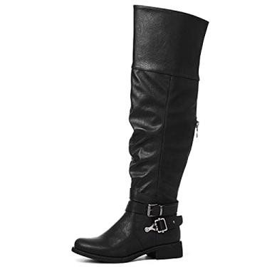 Imagem de GLOBALWIN Botas femininas modernas 18YY26 Over The Knee, 18yy26black, 6