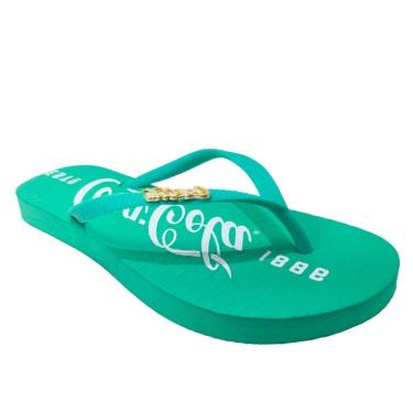 Imagem de Chinelo Dedo Feminino Casual Borracha Coca Cola CC3516-Feminino