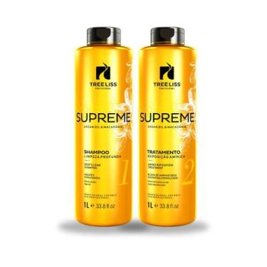 Imagem de Kit Alisamento Capilar Supreme Progressiva 1L Tree Liss - Treeliss Pro
