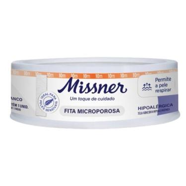 Imagem de Fita Microporosa Branca 1,2cm X 10m - Missner