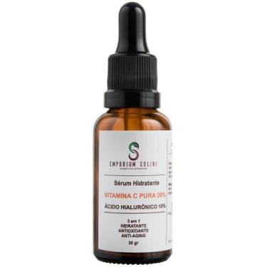 Imagem de Kit 4 Vitamina C Pura Para O Rosto Com Ácido Hialurônico - Emporium So