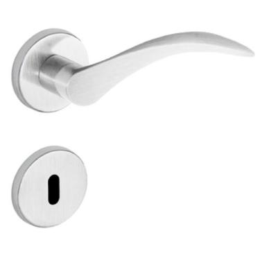 Imagem de Fechadura ICARO 55mm Escovada Zamack Imab Conjunto