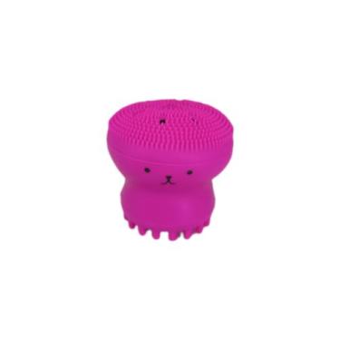 Imagem de Esponja De Silicone Facial Em Formato De Água Viva Para Banho Esfoliaç