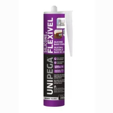 Imagem de Silicone Flexível Base D'água Branco 280ml Unipega