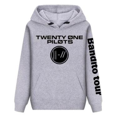 Imagem de Moletom Canguru Twenty One Pilots Blusa Bandito Tour - SEMPRENALUTA , 