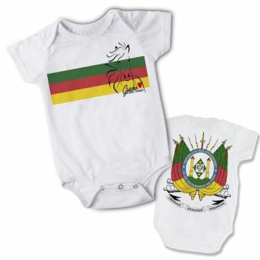 Imagem de body nenê criança roupa bebê Gaúcho de Alma e Coração  - Empório Dutra