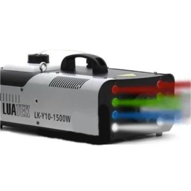 Imagem de Maquina De Fumaça com 8 Led 1500w Controle de Pedal e Remoto - A.R Var