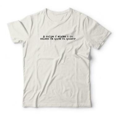 Imagem de Camiseta A Culpa É Minha Studio Geek, M, Off white