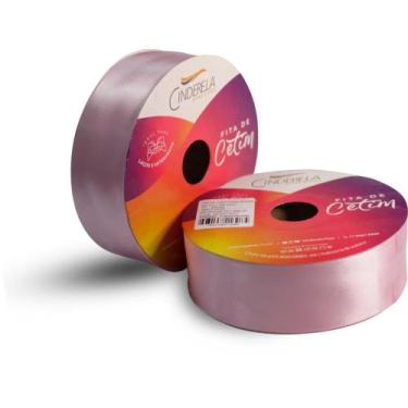 Imagem de Fita de Cetim 38MM 50M Rosa - Fitas Cinderela
